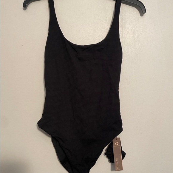 Gottex Women's Sexy Texture Scoop Neck Tank with Low Back One Piece NWT 10 - Picture 7 of 11